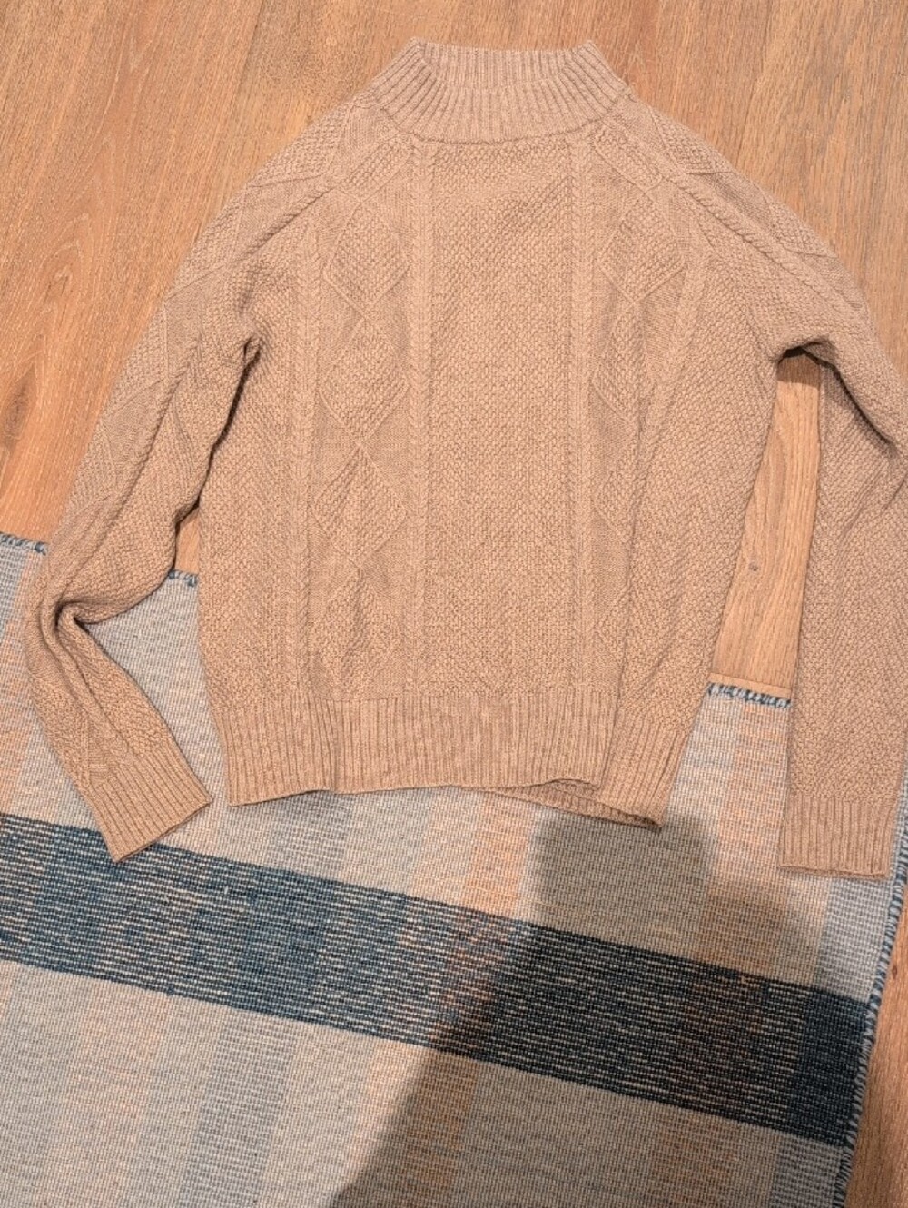 United By Blue Women's Turtleneck Sweater in Cream - Picture 2 of 2